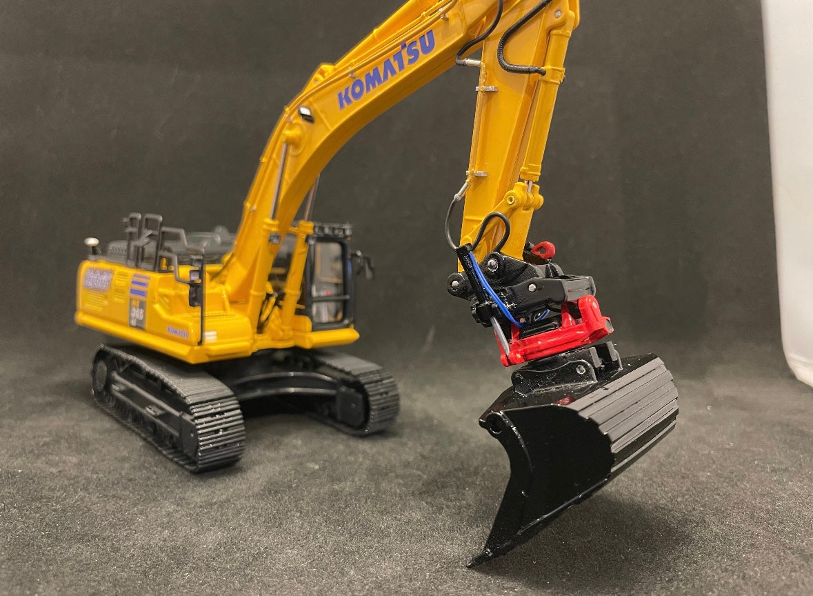 Tiltrotator RC9 inkl fem redskap.